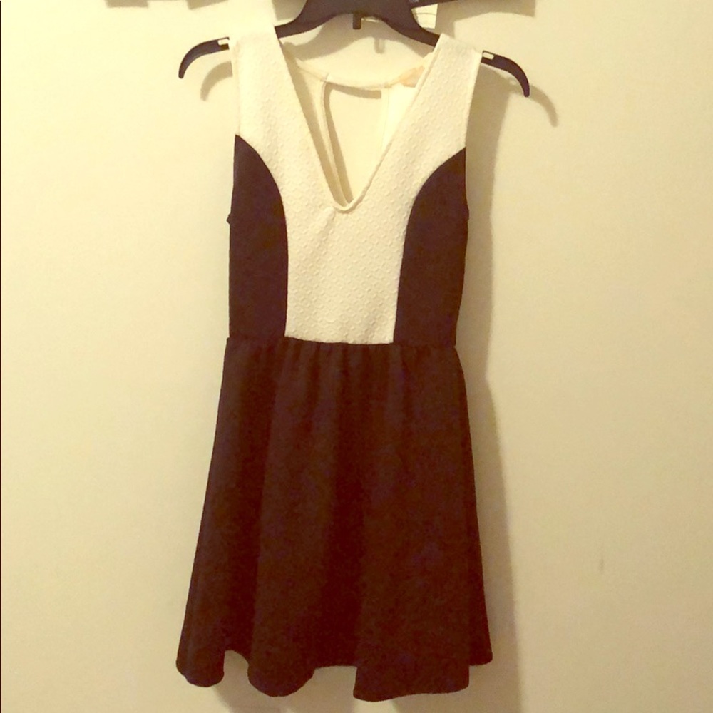 Black and white dress